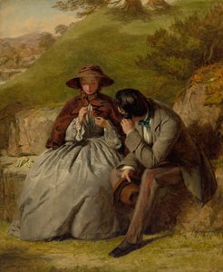 恋人たち 作： William Powell Frith