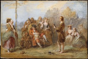 ミンストレル、1840年代 作： William Powell Frith