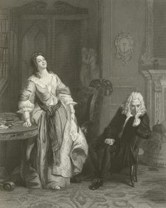 拒否された詩人 作： William Powell Frith