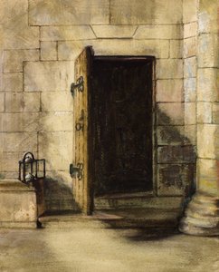 階段への入り口、古い尖塔 作： William Proudfoot