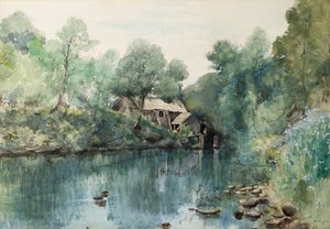 製材所、Speediehill 作： William Proudfoot