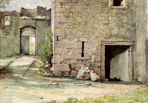 メインズ城の西門 作： William Proudfoot