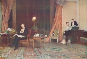 彼女の母親の声、c1888、c1900。 作： William Quiller Orchardson