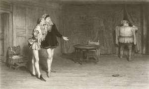 ヘンリー王子とファルスタッフ 作： William Quiller Orchardson