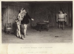 ヘンリー王子とファルスタッフ 作： William Quiller Orchardson