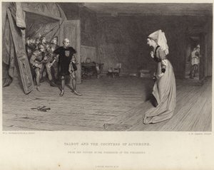 タルボットとオーヴェルニュ伯爵夫人 作： William Quiller Orchardson
