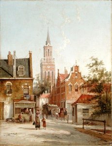 St.Johns, Breda (油彩・キャンバス) 作： William R. Dommersen