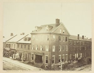 1862年8月、バージニア州アレクサンドリアのマーシャル・ハウス。 作： William R. Pywell