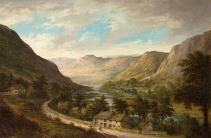 RadnorshireのElan Valley、1893年。 作： William R. Stone