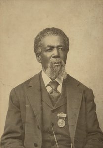 トーマス・マンディ・ピーターソンのキャビネットカードの肖像画（1884年）。 作： William R. Tobias