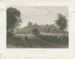ダドリー城：鋼の彫刻、nd [c1831]（印刷） 作： William Radclyffe