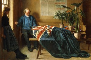 戴冠式の日の準備、チチェスター、1902年頃（キャンバスに油彩） 作： William Rainey