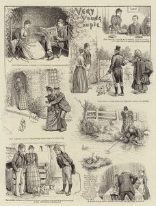 非常に若いカップル 作： William Ralston