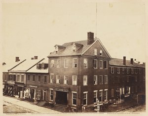 マーシャル ハウス、アレクサンドリア、バージニア州、1862 年 8 月 作： William Redish Pywell