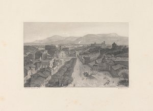 国会議事堂の塔から見たフォロ・ロマーノ 作： William Richardson