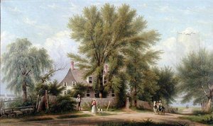 Lent-Rapalye House, Bowery Bay, Queens, New York City 作： William Rickarby Miller