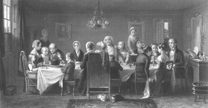 クリスマスプディング」1860年代頃 作： William Ridgway