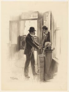 「上がると思うんじゃない、上がるって分かってるんだ！」 作： William Robinson Leigh