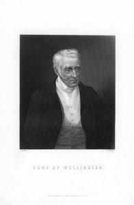 アーサーウェルズリー、初代ウェリントン公爵、イギリスの兵士および政治家、1893年。 作： William Roffe