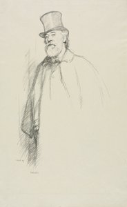 アルフォンス・レグロス、1897年。 作： William Rothenstein