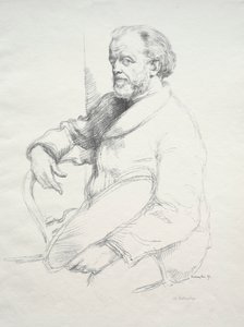 アンリファンタンラトゥール、1897年。 作： William Rothenstein