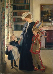 朝の部屋で 作： William Rothenstein
