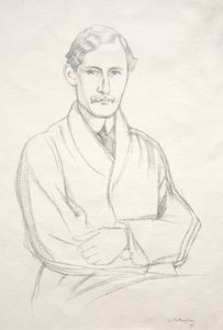 J.E.スピンガーン 作： William Rothenstein