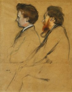 チャールズ・リケッツ氏とチャールズ・ヘイズルウッド・シャノン氏 作： William Rothenstein