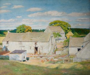 オークリッジ・ファーム - 1933年の晩夏。 作： William Rothenstein