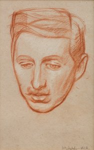 E・M・フォースターの肖像 作： William Rothenstein