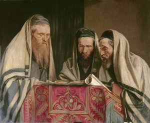 エステル記を読む 作： William Rothenstein