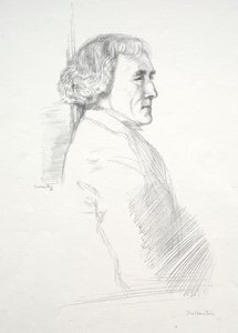 サー・ヘンリー・アーヴィング 作： William Rothenstein