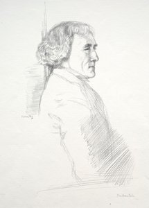 ヘンリーアーヴィング卿、1898年。 作： William Rothenstein