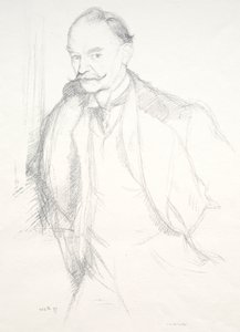 トーマスハーディ、1897年。 作： William Rothenstein