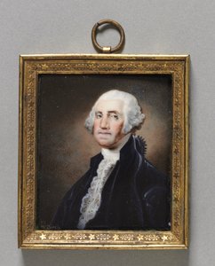 ジョージ・ワシントンの肖像、c。 1790年代。 作： William Russell Birch