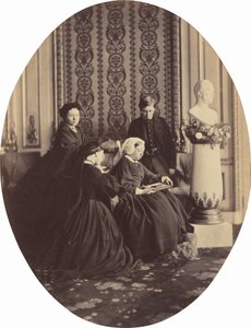 喪に服すヴィクトリア女王（1862年
