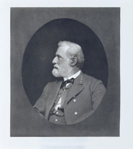 ロバートE.リー、c。 1868年（メゾチント） 作： William Sartain