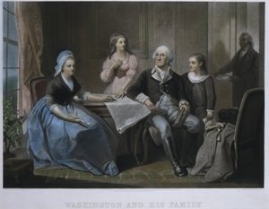 ワシントンと彼の家族 作： William Sartain