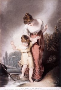 「小川を渡る」、c1803