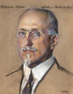 リチャード・スワン・ルル、ピーボディ博物館館長 1922年～? 作： William Sergeant Kendall