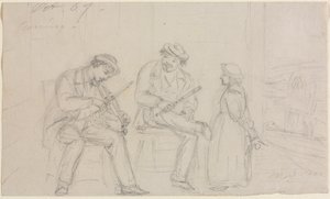 チューニング、1867年。 作： William Sidney Mount