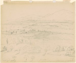 川と山の谷