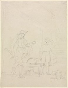 誰が砥石を回すの? 作： William Sidney Mount
