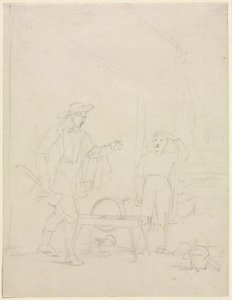 砥石を回す者、c。 1850