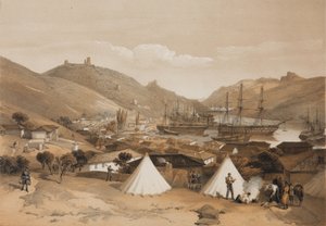 バラクラバ。海を見下ろす、1855 作： William Crimea Simpson