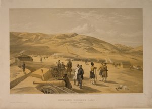 ハイランド旅団キャンプ、1855 作： William Crimea Simpson