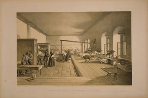 1855年、スクータリにある病院の病棟の1つ 作： William Crimea Simpson