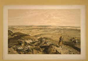 バスティオンデュマット、セヴァストポリ、1855 作： William Crimea Simpson