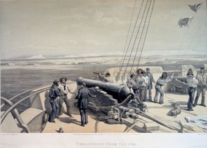 海からのセヴァストポリの眺め、1855 作： William Crimea Simpson