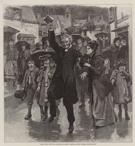 ジョン・ペドラー牧師の探検のイラスト 作： William Small